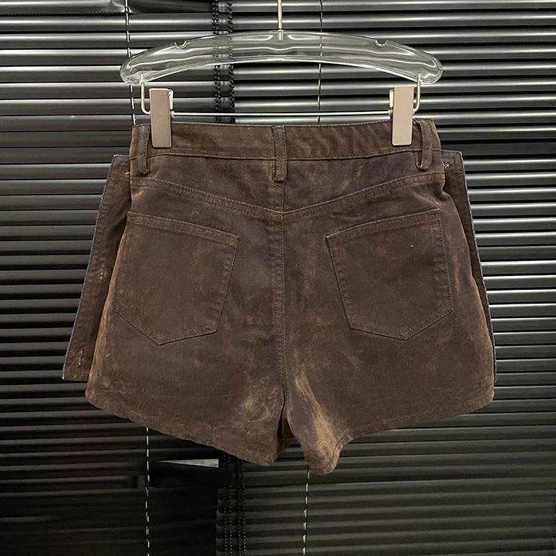 Brown Short Vintage Skirt - Image 6