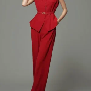 B-E Powerful Solid Two Piece Set Suit
