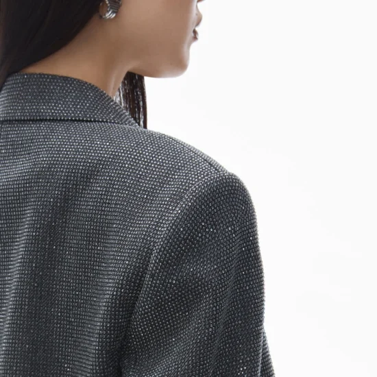 Solid Loose Temperament Blazer - Image 5