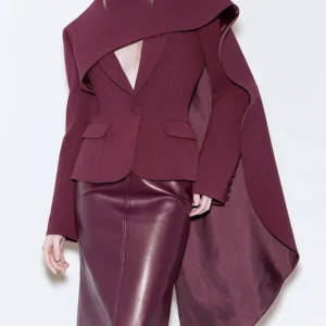 Power Piece Blazer- Scarf Collar