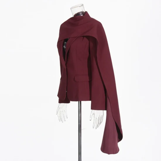 Power Piece Blazer- Scarf Collar - Image 6