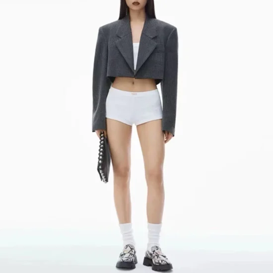 Solid Loose Temperament Blazer - Image 2