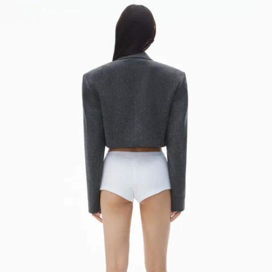 Solid Loose Temperament Blazer - Image 3