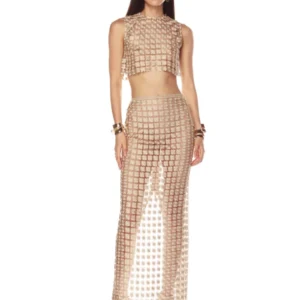 Captivate-Hollow out Two Piece Set