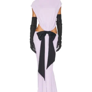 B-E Elegance, Elevated Sleeveless O-Neck Hollow Out Waist Bodycon Gown Dress